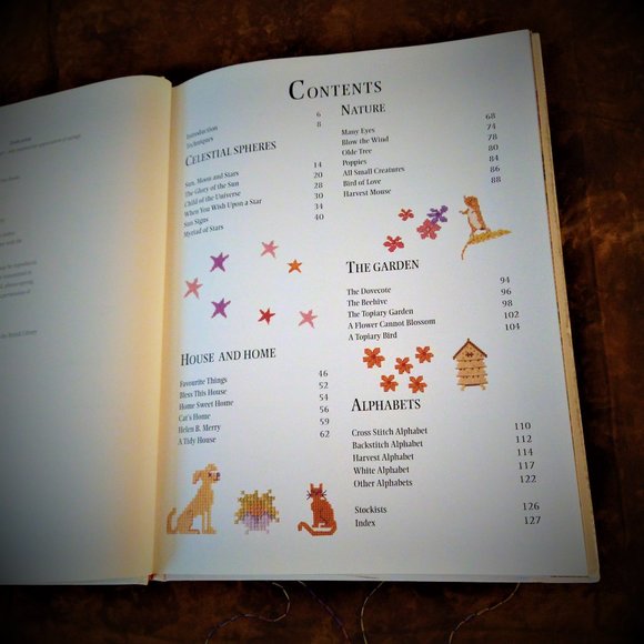 THE GLORIES OF CROSS STITCH BY LAUREN TURNER 2000 - Picture 2 of 16